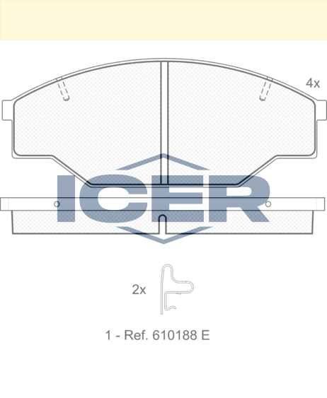 ATE brake pads brake pads set brake pads front 13.0460-5938.2